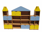 Модульная мебель для детских садов цветная
